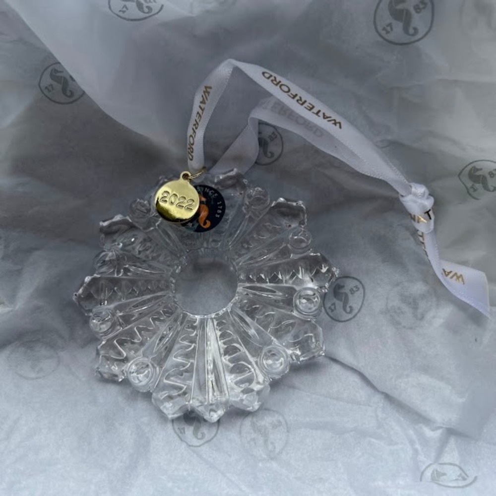 Waterford Crystal Annual Snowcrystal Ornament 2022 Limited Edition